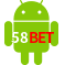 Aplicativo 58BETbet para Android